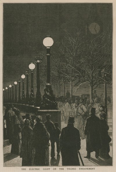 La luce elettrica sull