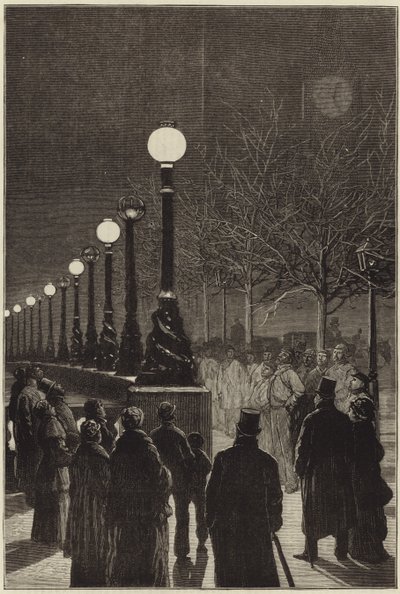 La luce elettrica sull