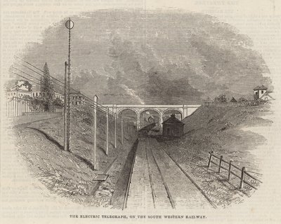 Il telegrafo elettrico sulla South Western Railway da English School