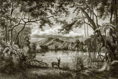Il lago incantato nell