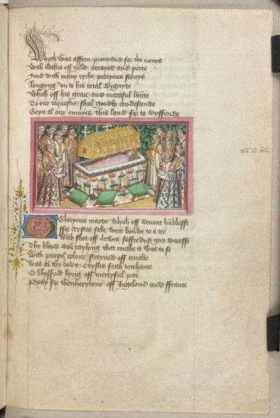 La sepoltura di Edmund a Bury St Edmund