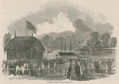 Il traghetto sulla Serpentine, Hyde Park, Londra da English School