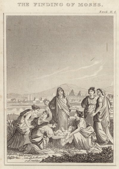 Il ritrovamento di Mosè da English School