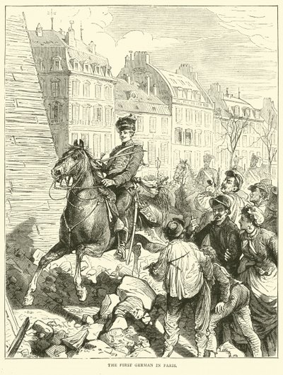 Il primo tedesco a Parigi, febbraio 1871 da English School