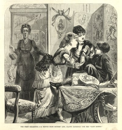La prima sigaretta; Uno schizzo dalla vita moderna da English School