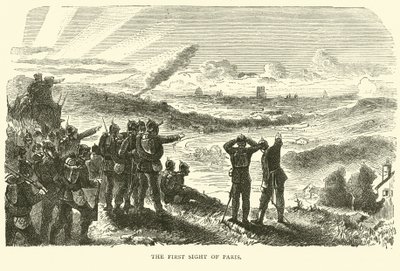 La prima vista di Parigi, settembre 1870 da English School