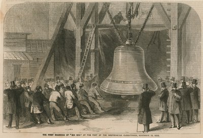 Il primo suono di Big Ben ai piedi della Torre dell