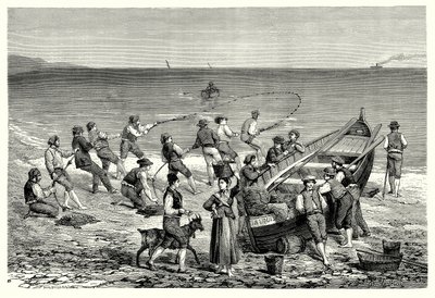 I pescatori di Mentone (incisione) da English School