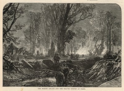 La foresta in fiamme e le tombe aperte a Parigi da English School