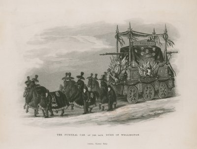 Carro funebre del defunto Duca di Wellington da English School