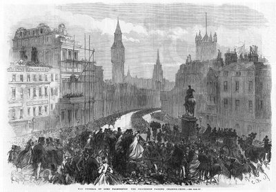 Il funerale di Lord Palmerston da English School