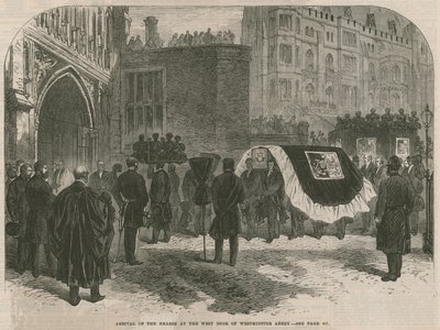 Il funerale di Lord Palmerston da English School
