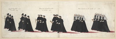 Il corteo funebre della regina Elisabetta I all