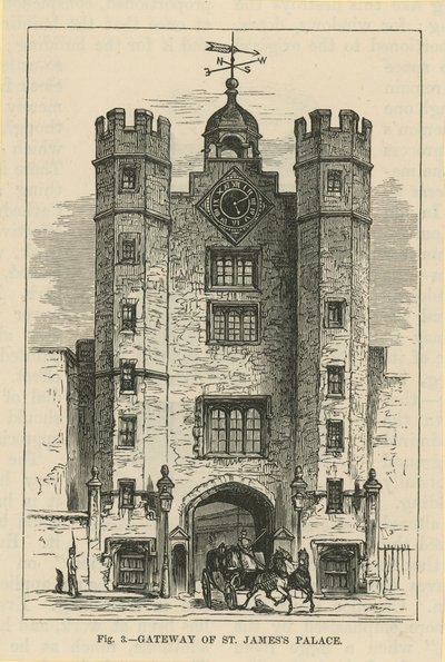 Il portale di St Jamess Palace da English School