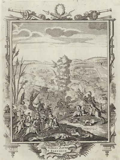 La gloriosa battaglia di Blenheim da English School