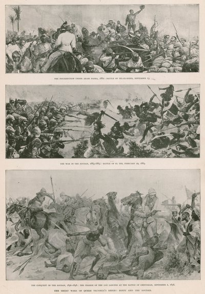 Le grandi guerre del regno della regina Vittoria: la guerra anglo-egiziana (1882), la rivolta mahdista (1883-1885) e la conquista britannica del Sudan (1896-1898) da English School