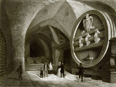 La grande botte di vino a Heidelberg da English School