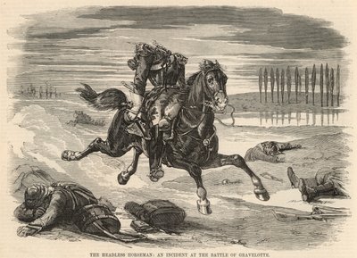Il cavaliere senza testa; Un incidente alla battaglia di Gravelotte da English School