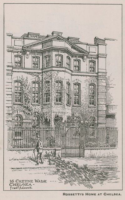 La casa di Dante Gabriel Rossetti da English School
