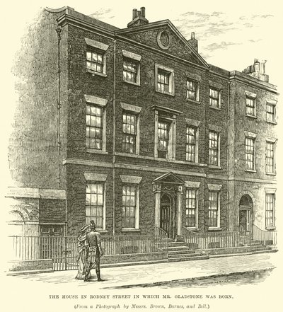 La casa in Rodney Street in cui è nato Mr Gladstone da English School