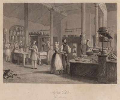 La cucina del Reform Club, Londra da English School