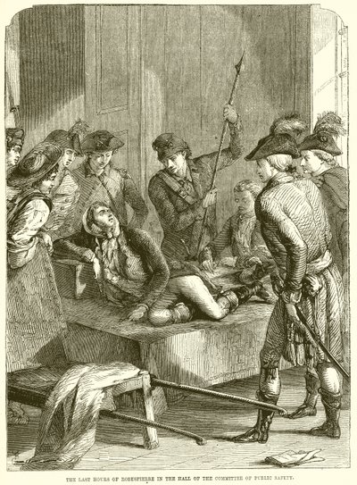 Le ultime ore di Robespierre nella sala del Comitato di Sicurezza Pubblica da English School