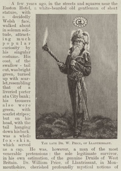 Il defunto Dr W Price, di Llantrissant da English School