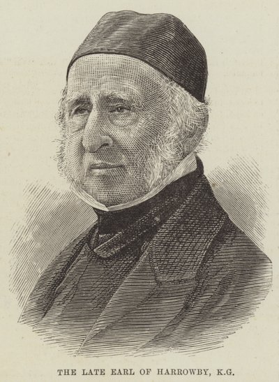Il defunto Conte di Harrowby, KG da English School