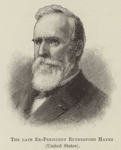 Il defunto ex presidente Rutherford Hayes, Stati Uniti da English School