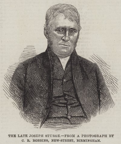 Il defunto Joseph Sturge da English School