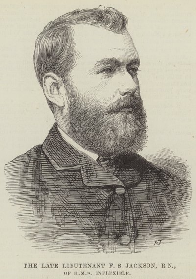Il defunto tenente F S Jackson, RN, della HMS Inflexible da English School