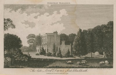 La residenza del defunto Lord Dacres a Blackheath da English School