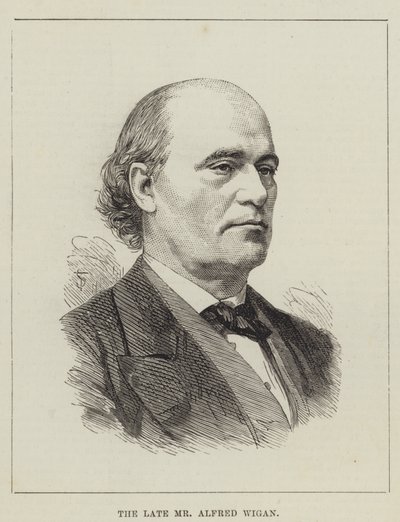 Il defunto signor Alfred Wigan da English School
