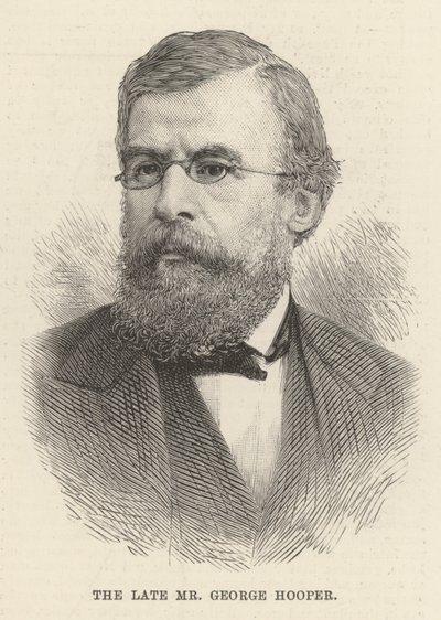 Il defunto Signor George Hooper (incisione) da English School