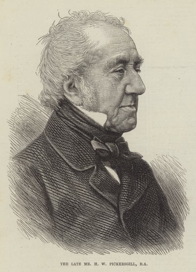 Il defunto Mr H W Pickersgill, RA da English School