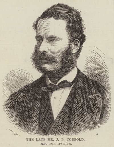 Il defunto Signor J P Cobbold, MP per Ipswich da English School