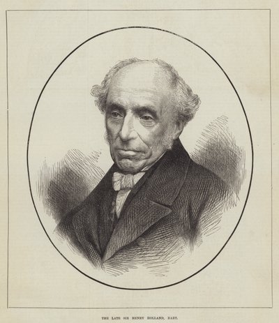 Il defunto Sir Henry Holland, baronetto da English School
