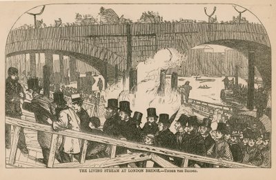 Il flusso vivente al London Bridge da English School