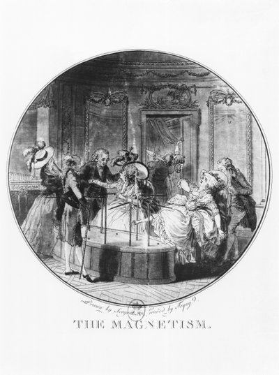 Il magnetismo, 1785 da English School