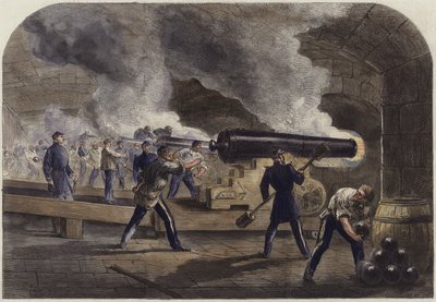 La batteria principale a Fort Sumter da English School