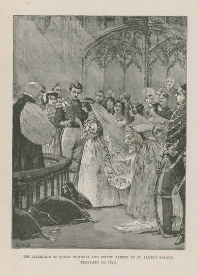 Il matrimonio della Regina Vittoria e del Principe Alberto da English School