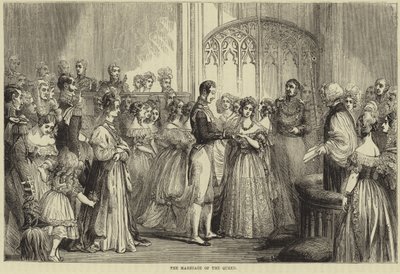 Il matrimonio della regina Vittoria e del principe Alberto di Sassonia-Coburgo-Gotha da English School