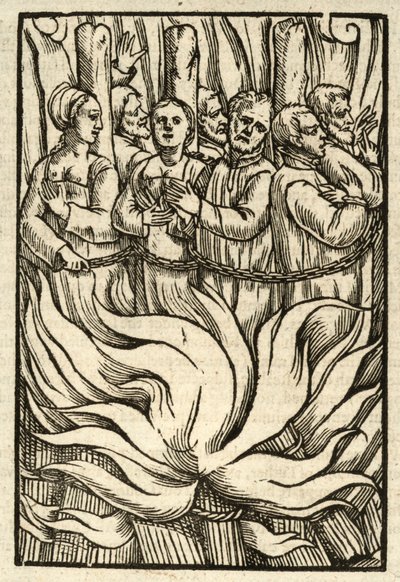 Il martirio di molte vittime (incisione) da English School