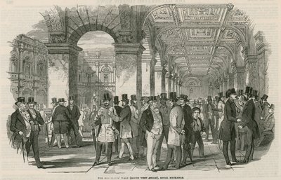 La passeggiata dei mercanti (angolo sud-ovest), Royal Exchange da English School