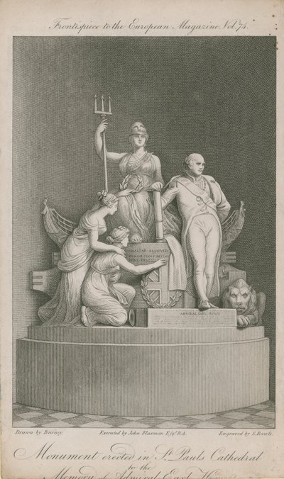 Il monumento eretto nella Cattedrale di San Paolo da English School