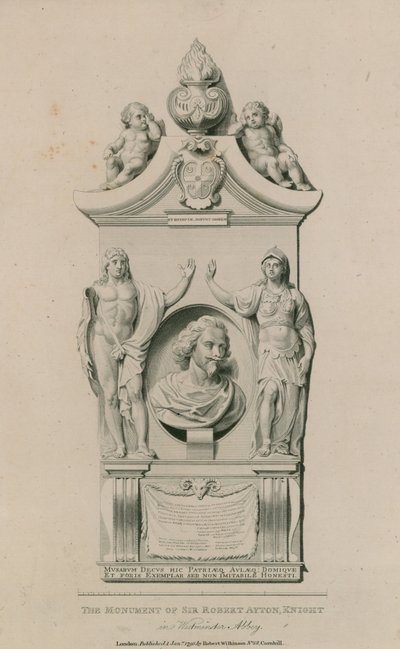 Il monumento di Sir Robert Ayton da English School