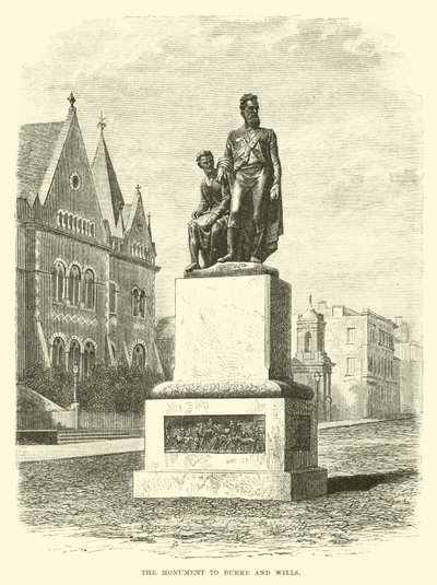 Il monumento a Burke e Wills da English School