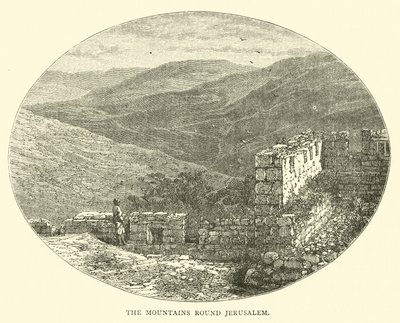 Le montagne intorno a Gerusalemme da English School