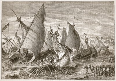 La battaglia navale nel porto di Siracusa da English School