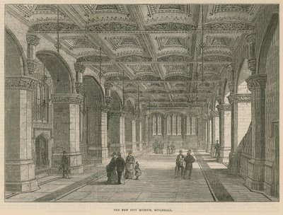 Il nuovo Museo della Città, Guildhall, Londra da English School